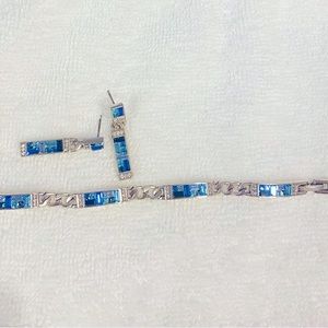 Brighton bracelet and matching earrings.